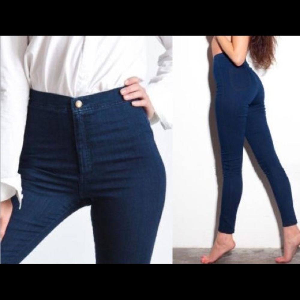 American Apparel Easy Jean - Dark Wash (S)
